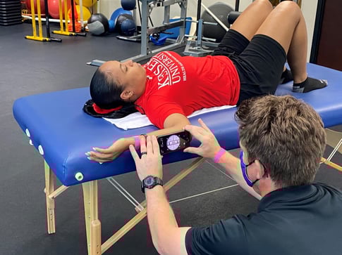 90 degree range of motion