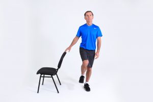 Single leg balance with support