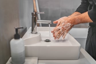 Washing hands