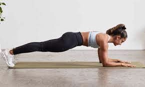 a standard plank