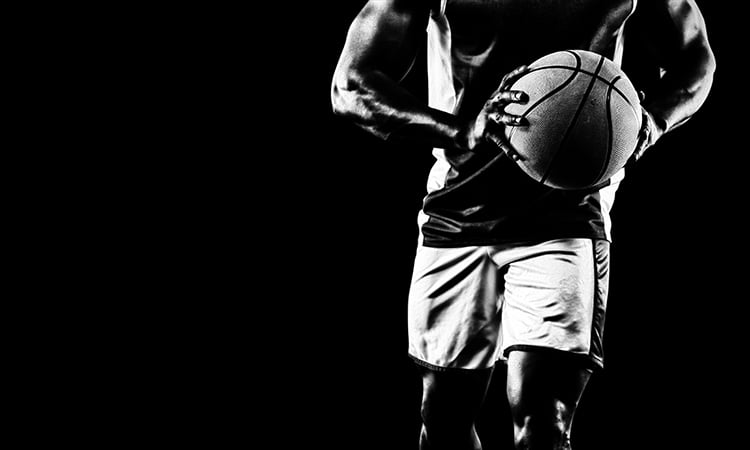 basketball player on the court